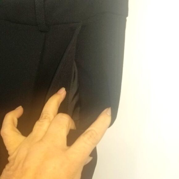 TOPSHOP High Waisted Straight Leg Paper Bag Trousers - Picture 7 of 11